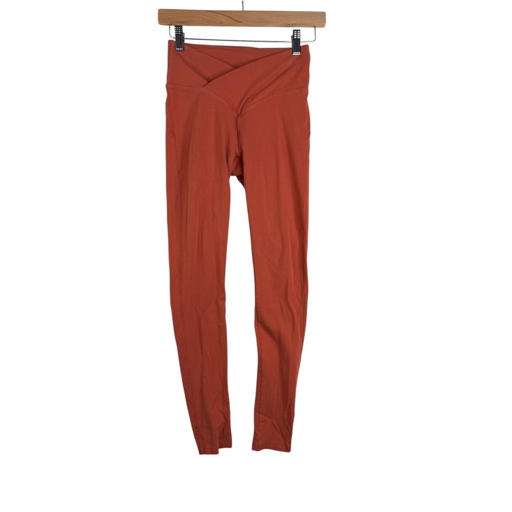Pink VS Crossover Leggings size XS Rustic Orange